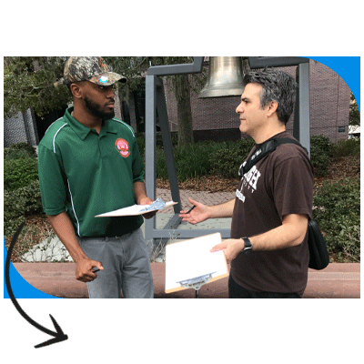 Craig gathering petition signatures in Florida
