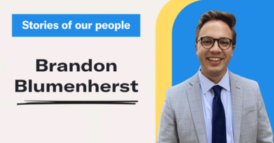 Stories of our people - Brandon Blumenherst